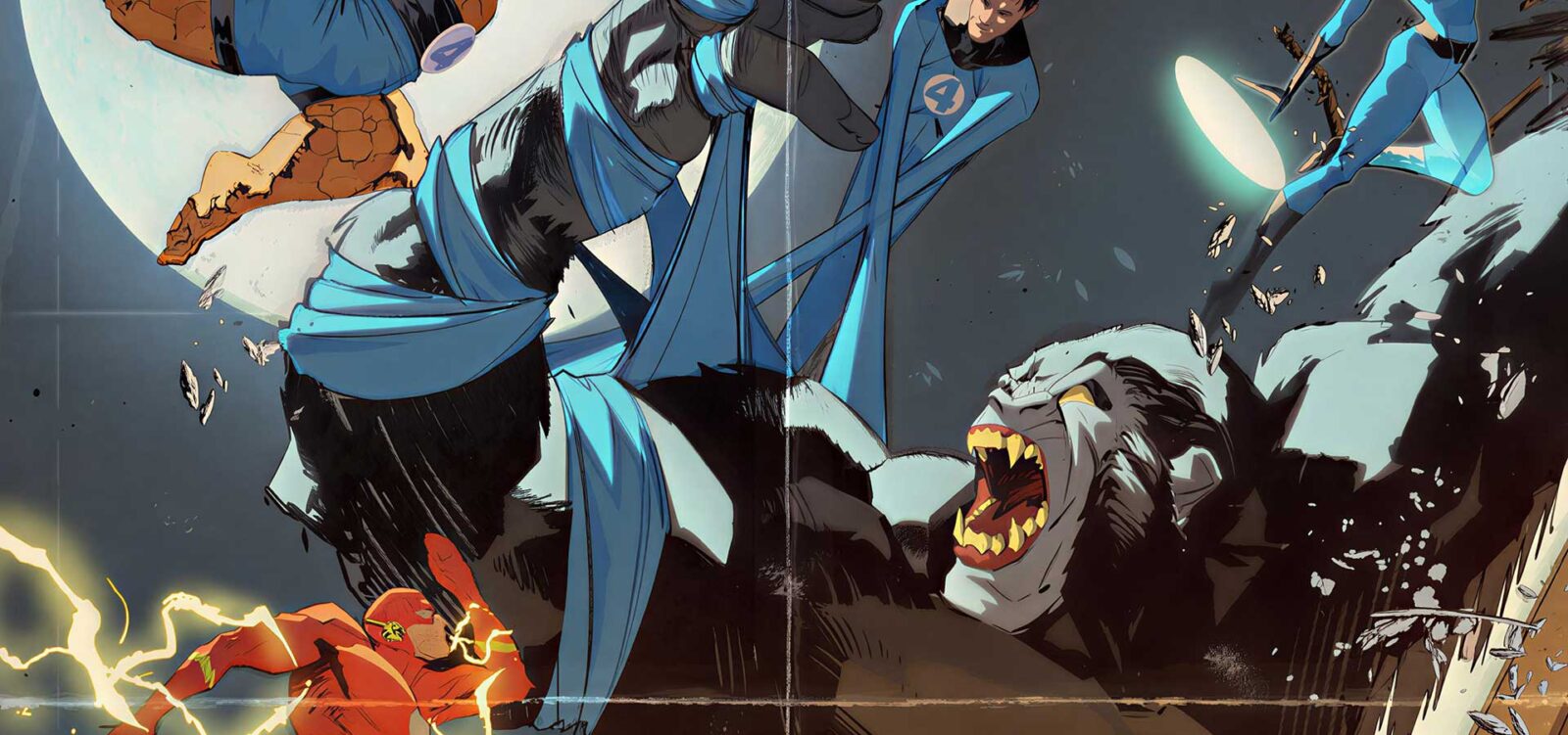 کمیک DC/Marvel: The Flash/Fantastic Four - Banner