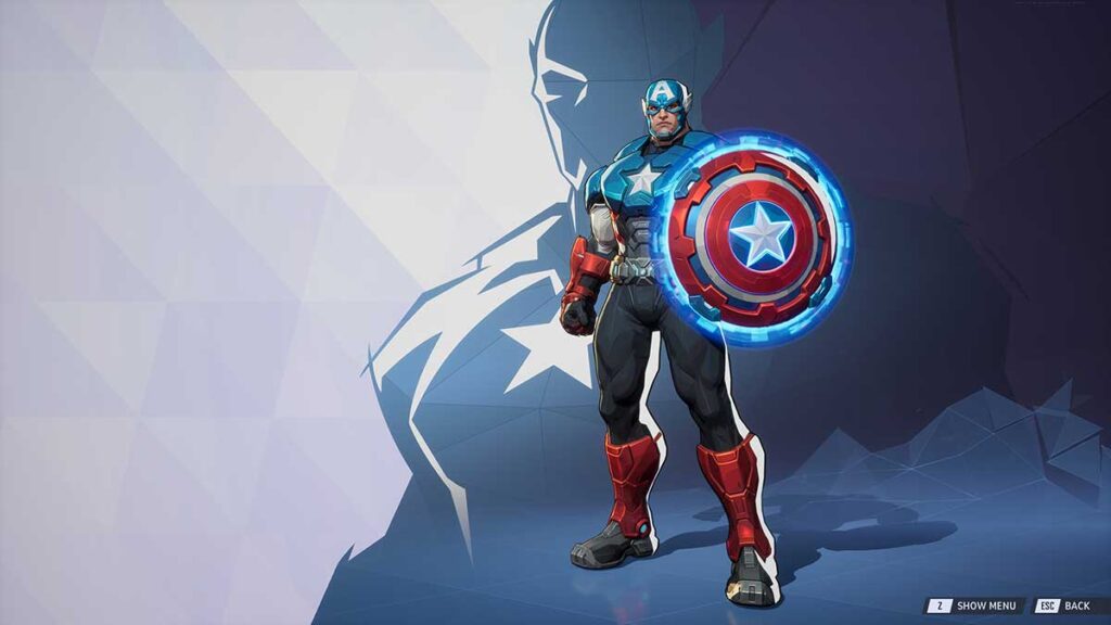 کاپیتان آمریکا در بازی Marvel Rivals