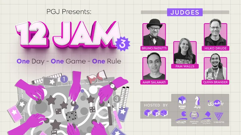 سومین دوره گیم جم Twelve Jam با محوریت بردگیم فردا برگزار خواهد شد