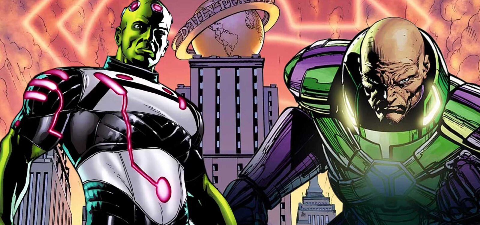 دشمنی برینیاک و لکس لوتر - Banner