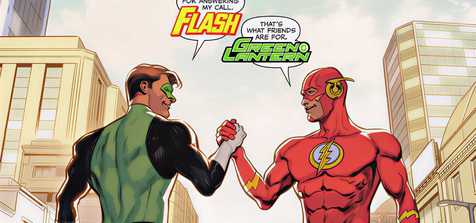 همکاری فلش و گرین لنترن - Banner