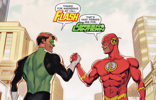 همکاری فلش و گرین لنترن - Banner