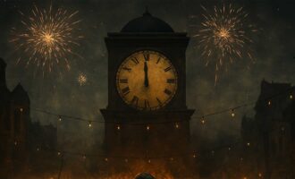 مرگ در شب سال نوی میلادی - Banner