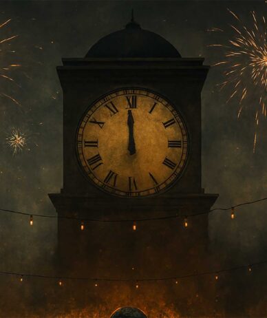 مرگ در شب سال نوی میلادی - Banner