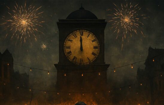 مرگ در شب سال نوی میلادی - Banner