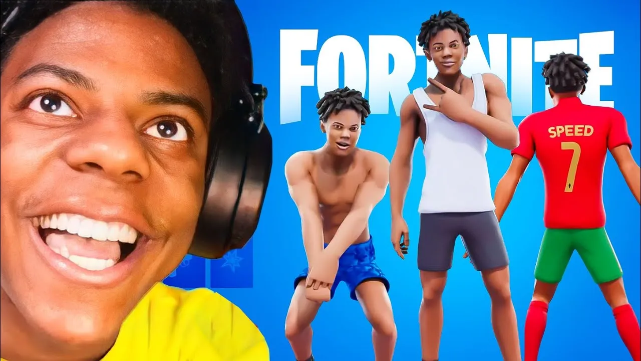 اسکین استریمر IShowSpeed به فورتنایت اضافه خواهد شد