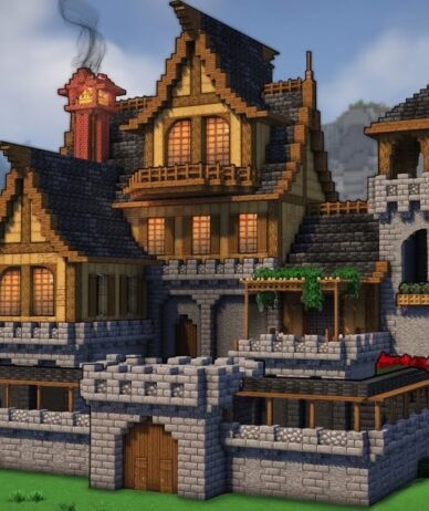 ساخت قلعه در ماینکرافت