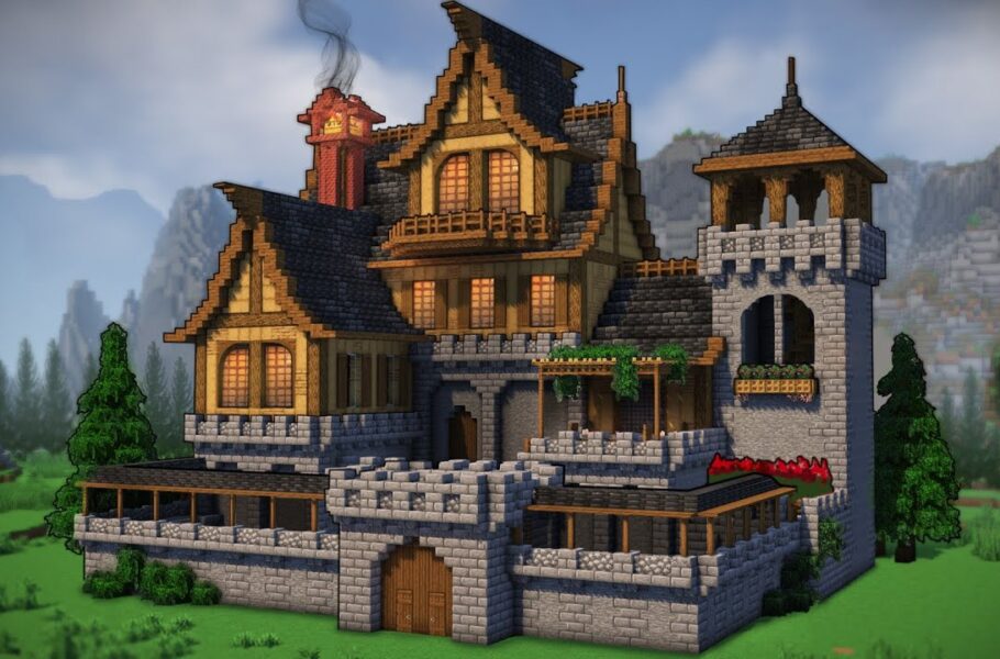 ساخت قلعه در ماینکرافت