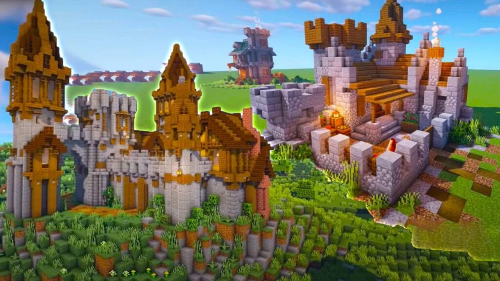 ساخت قلعه در بازی ماینکرافت