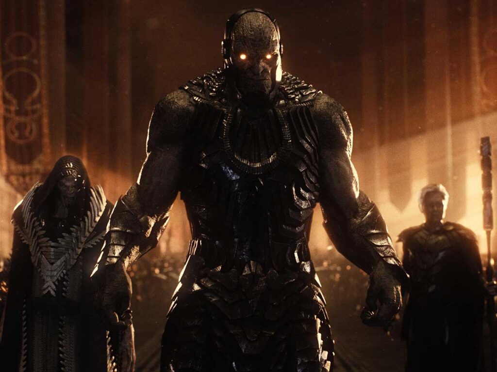 دارکساید (با بازی ری پورتر) در فیلم Zack Snyder's Justice League (به کارگردانی زک اسنایدر)