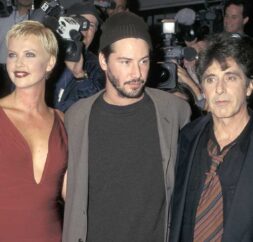 آل پاچینو، کیانو ریوز و شارلیز ترون در پرمیر The Devil's Advocate