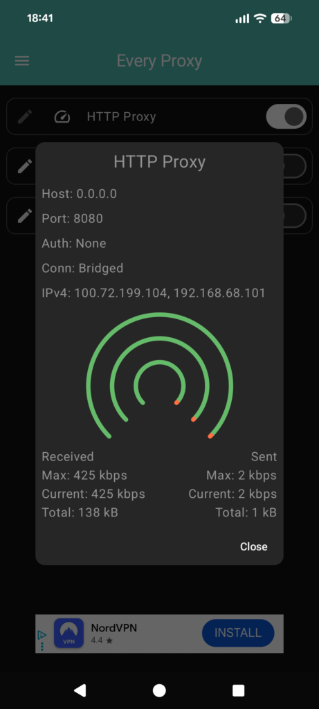 اتصال کنسول به وی&zwnj;پی&zwnj;ان از طریق موبایل اندرویدی
