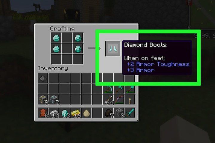 آموزش ساخت زره در ماینکرافت