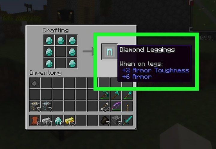 ساخت زره در ماینکرافت