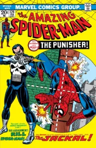 کاور شماره ۱۲۹ کمیک The Amazing Spider-Man (برای دیدن اندازه کامل روی تصویر تپ/کلیک کنید)