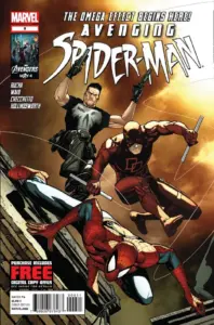 کاور شماره ۶ کمیک Avenging Spider-Man (برای دیدن اندازه کامل روی تصویر تپ/کلیک کنید)