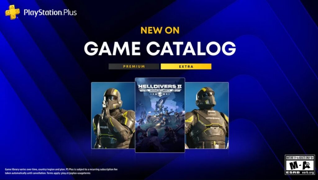 بازی Helldivers 2 روی سرویس پلیاستیشن پلاس قرار گرفت