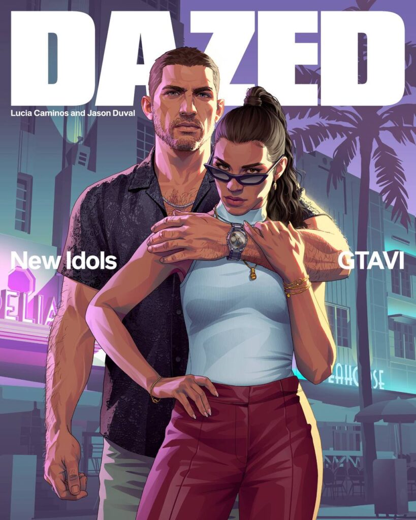 کاور آرت جدید بازی GTA VI