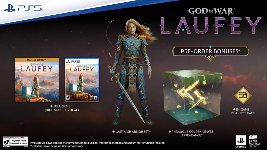 پاداش پیش&zwnj;خرید نسخه استاندارد بازی God of War Laufey