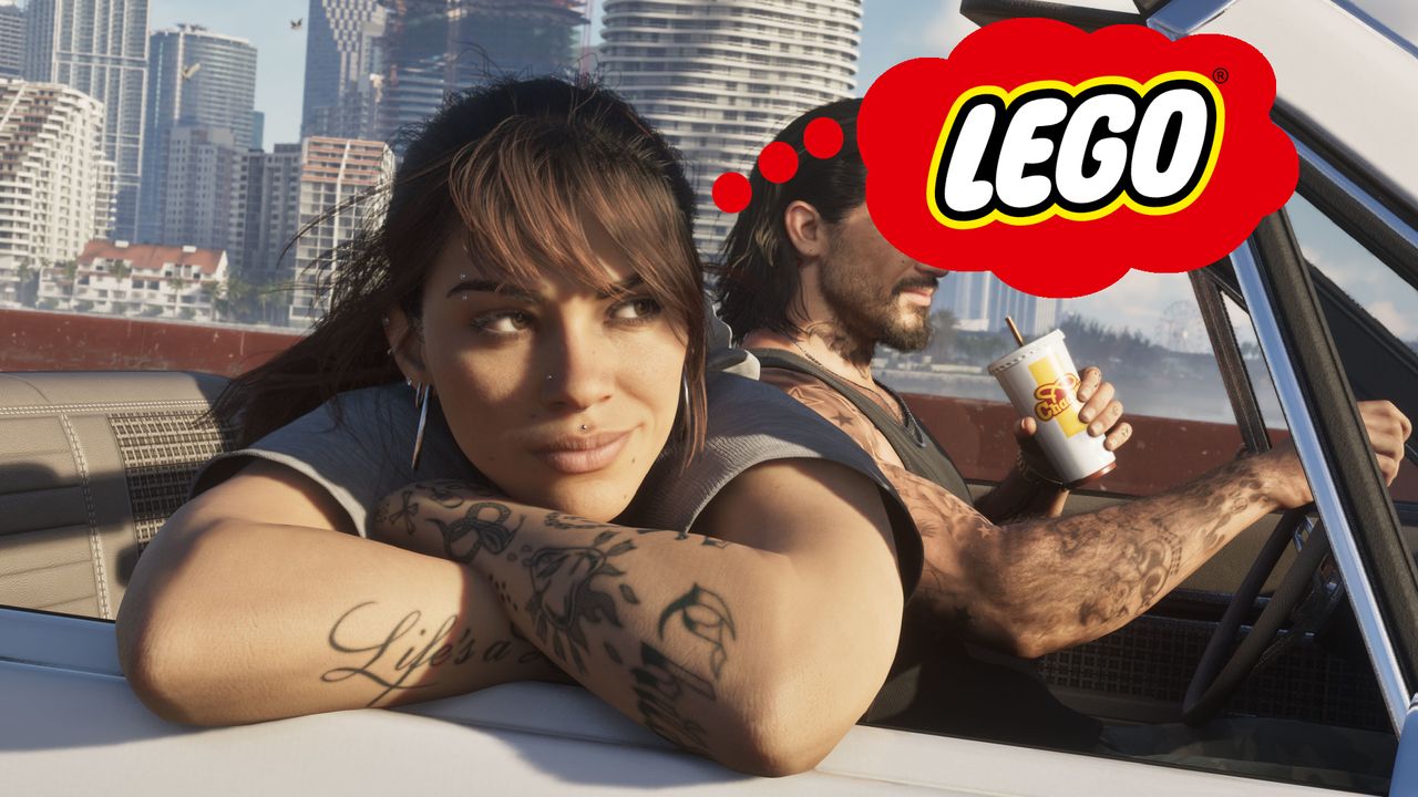طرفدار خلاق GTA 6 صحنه فرار جیسون و لوسیا را با لگو ساخت
