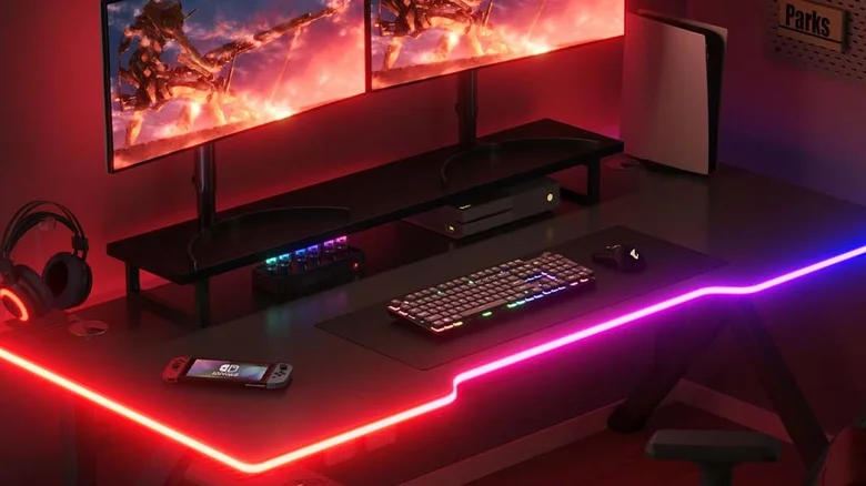 Govee Neon Rope Light؛ میز کار نئونی | 6 گجت پیشرفته رومیزی که حس زندگی در آینده را به شما میدهند