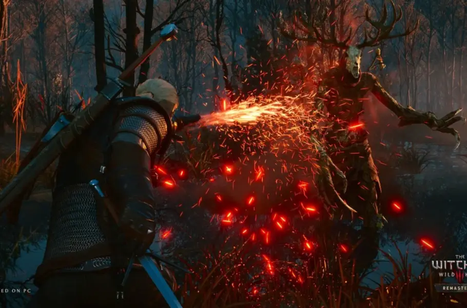 استودیو CD Projekt گیم‌پلی The Witcher 3 را از نو بازسازی کرد