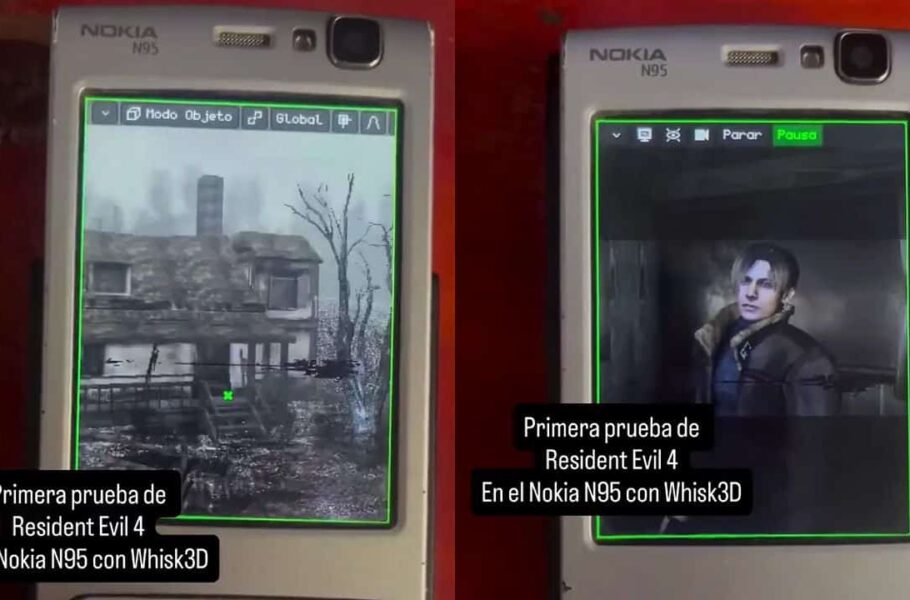 بازی Resident Evil 4 روی گوشی نوکیا N95 اجرا شد