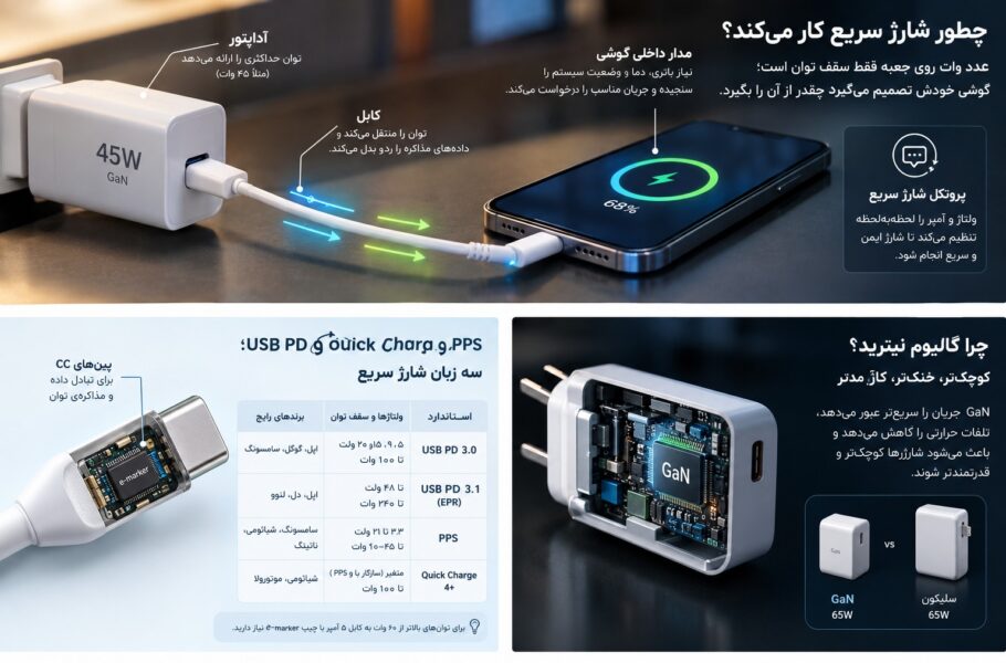 شارژ سریع چگونه کار میکند